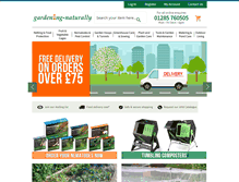 Tablet Screenshot of gardening-naturally.com